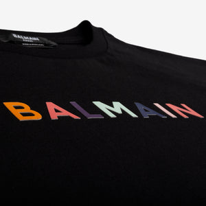 Balmain Kids Multicolored Logo T-Shirt