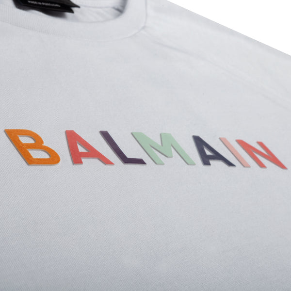 Balmain Kids Multicolored Logo T-Shirt