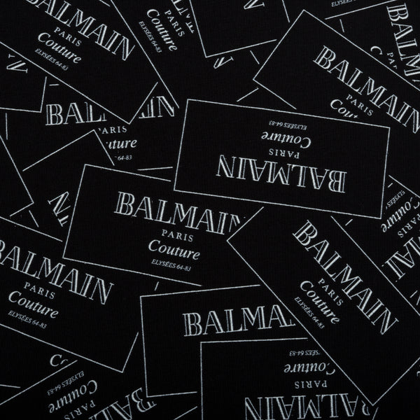 Balmain Kids Toddler's Monogram Label Logo T-Shirt