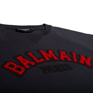 Balmain Kid's Chenille Logo Varsity T-Shirt