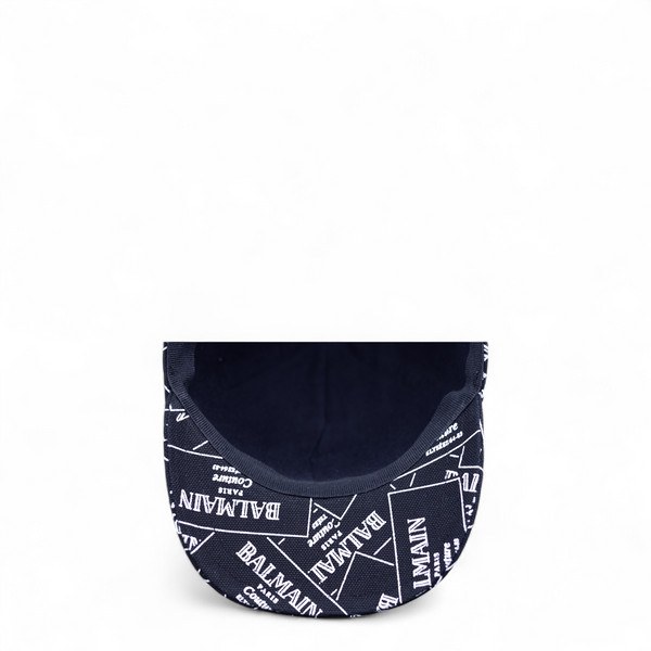 Balmain Kids Monogram Label Logo Adjustable Cap