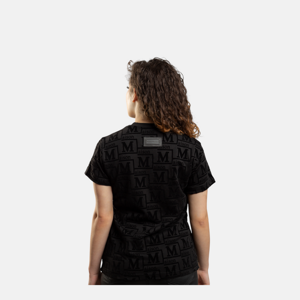 MDB Couture Women's Woven Monogram T-Shirt