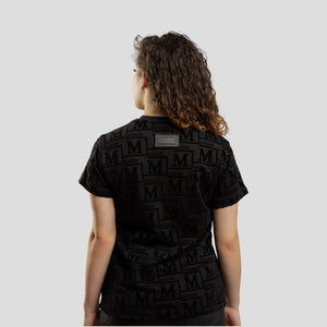 MDB Couture Women's Woven Monogram T-Shirt
