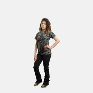 MDB Couture Women's Woven Monogram T-Shirt