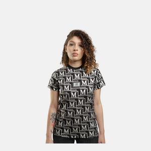 MDB Couture Women's Metallic Monogram T-Shirt