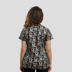 MDB Couture Women's Metallic Monogram T-Shirt