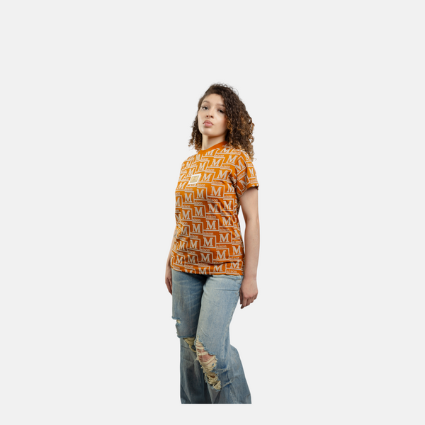 MDB Couture Women's Woven Monogram T-Shirt