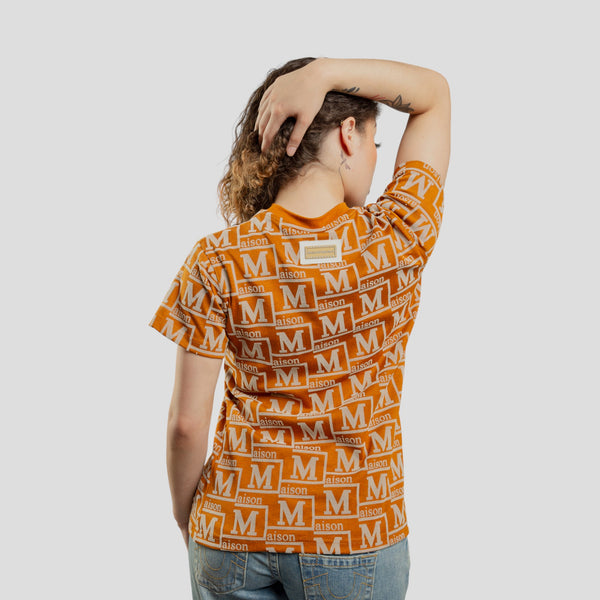 MDB Couture Women's Woven Monogram T-Shirt