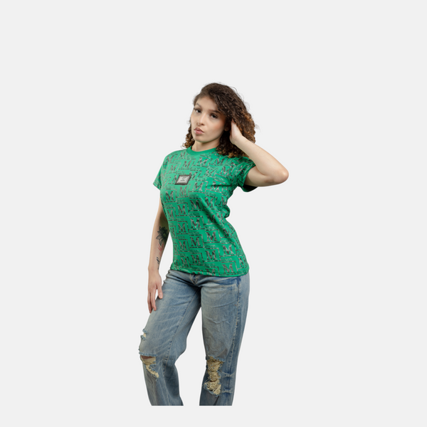 MDB Couture Women's Textured Monogram T-Shirt