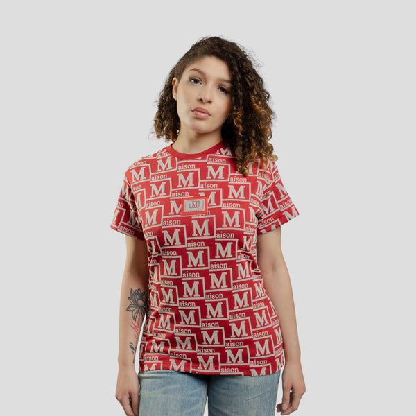 MDB Couture Women's Woven Monogram T-Shirt