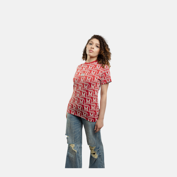 MDB Couture Women's Woven Monogram T-Shirt