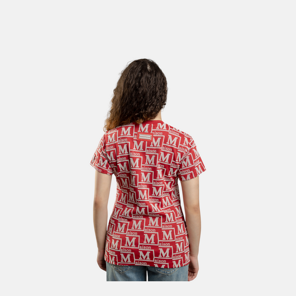 MDB Couture Women's Woven Monogram T-Shirt