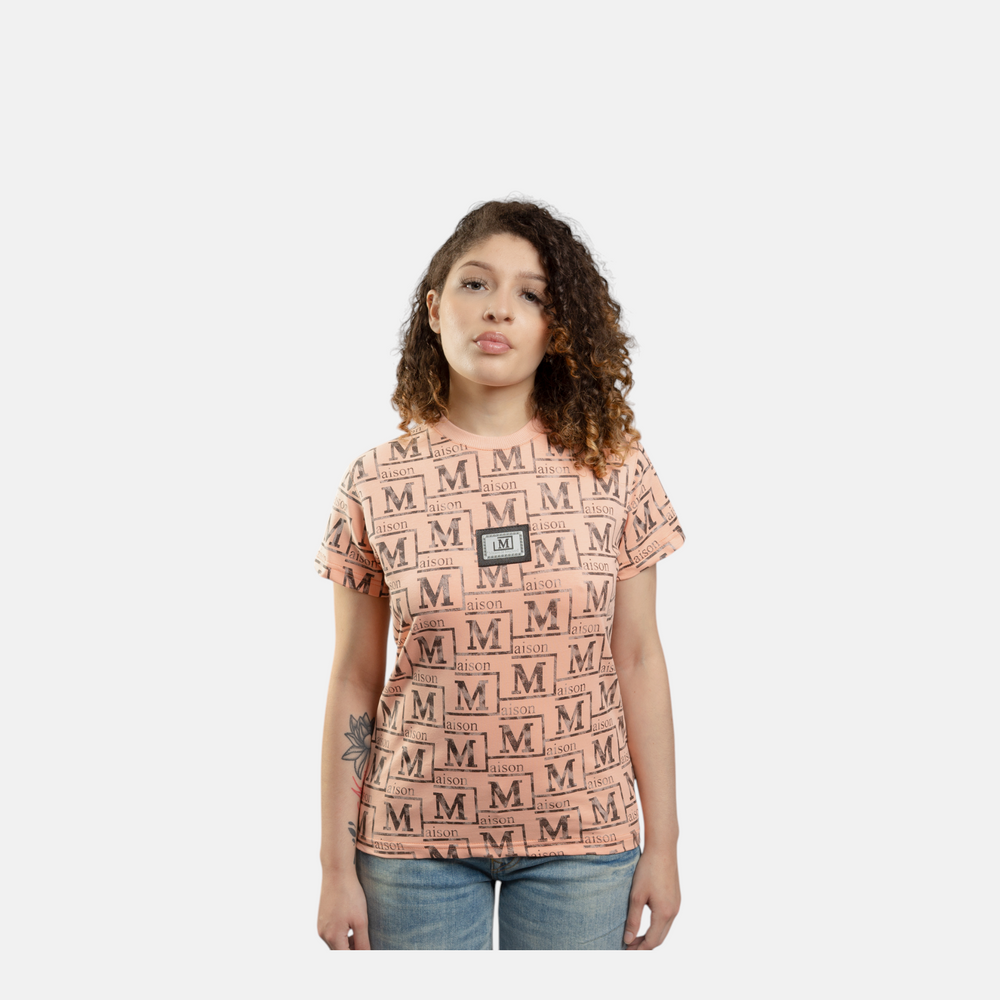 MDB Couture Women's Textured Monogram T-Shirt