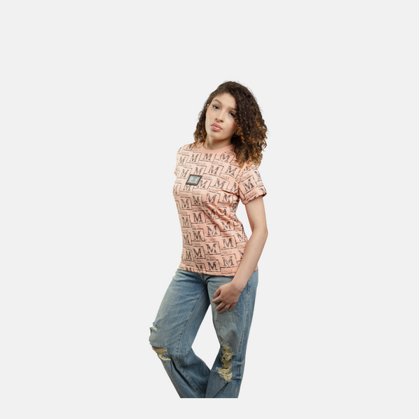 MDB Couture Women's Textured Monogram T-Shirt