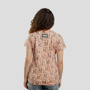MDB Couture Women's Textured Monogram T-Shirt