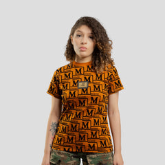 MDB Couture Women's Woven Monogram T-Shirt