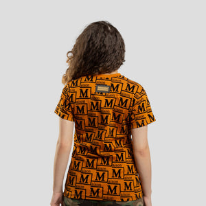 MDB Couture Women's Woven Monogram T-Shirt