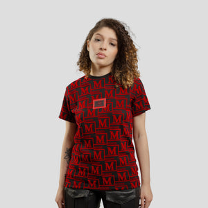 MDB Couture Women's Woven Monogram T-Shirt