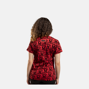 MDB Couture Women's Woven Monogram T-Shirt