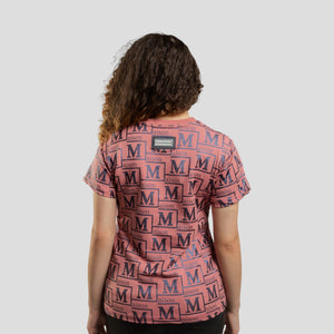 MDB Couture Women's Metallic Monogram T-Shirt