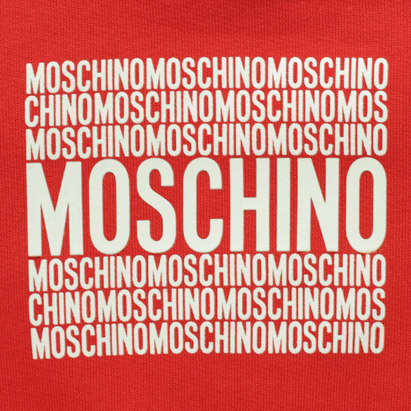 Moschino Kids Toddler's Square Text Logo Crewneck Sweatshirt