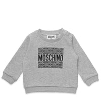 Moschino Kids Toddler's Square Text Logo Crewneck Sweatshirt