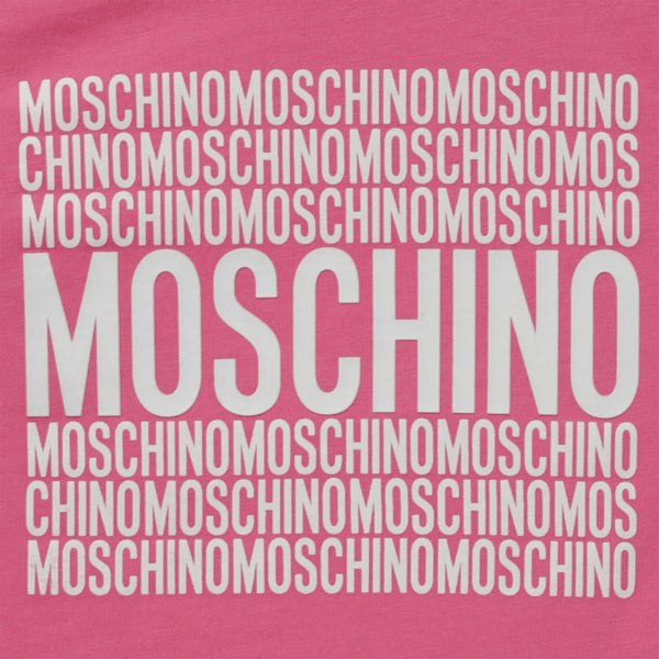 Moschino Kids Toddler's Square Text Logo Crewneck Sweatshirt