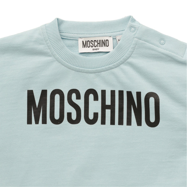 Moschino Kids Toddler's Text Logo Crewneck Sweatshirt
