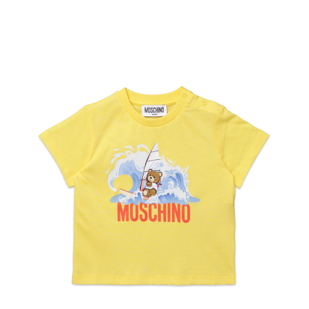 Moschino Kids Toddler's Surfing Bear Logo T-Shirt