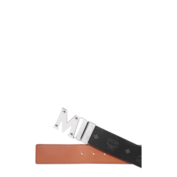 MCM Claus Studded M Reversible Belt 1.75" in Visetos