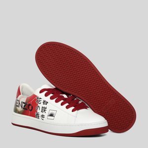 Kenzo Men's Kourt K Logo 'Floral' Sneakers