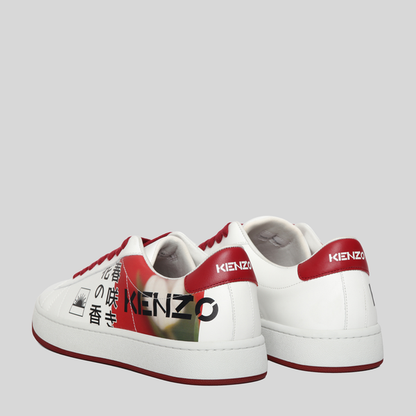 Kenzo Men's Kourt K Logo 'Floral' Sneakers