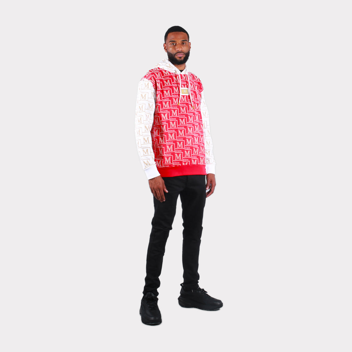 MDB Couture Men's French Terry Monogram Hoodie