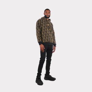 MDB Couture Men's French Terry Monogram Hoodie