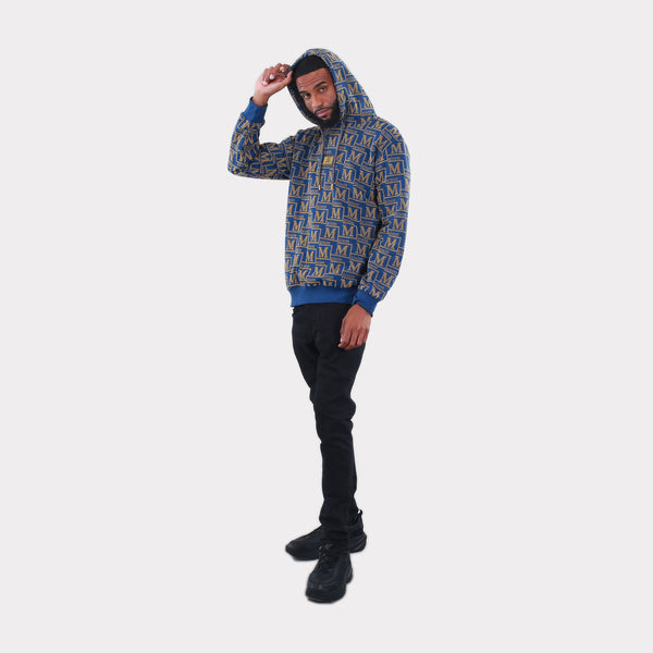 MDB Couture Men's French Terry Monogram Hoodie