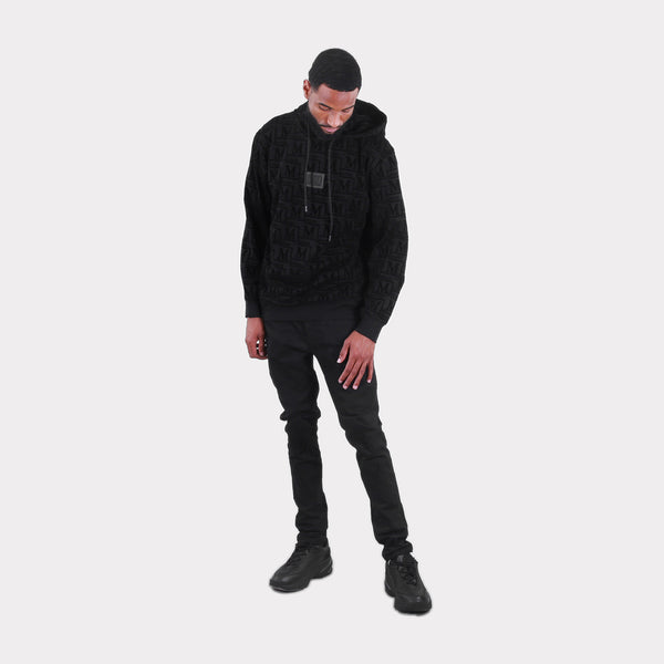 MDB Couture Men's French Terry Monogram Hoodie
