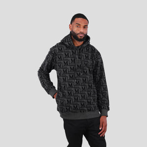 MDB Couture Men's French Terry Monogram Hoodie