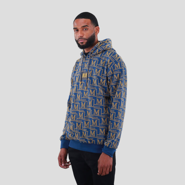 MDB Couture Men's French Terry Monogram Hoodie