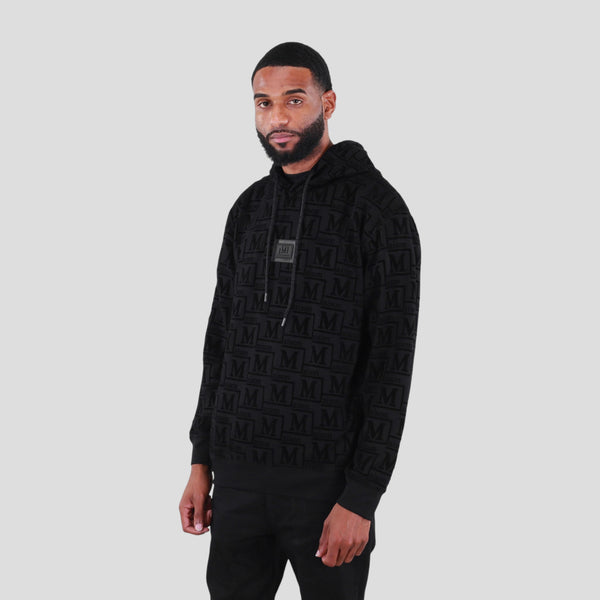 MDB Couture Men's French Terry Monogram Hoodie