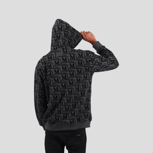 MDB Couture Men's French Terry Monogram Hoodie