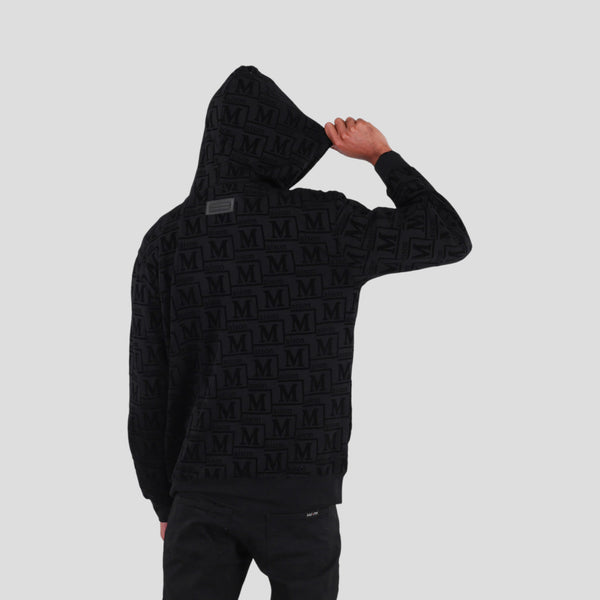 MDB Couture Men's French Terry Monogram Hoodie