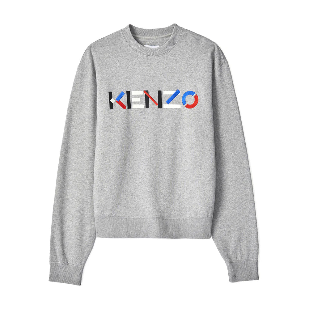 Kenzo Men's Oversized Multicolored Logo Sweatshirt