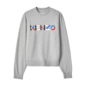 Kenzo Men's Oversized Multicolored Logo Sweatshirt
