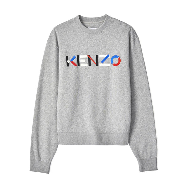 Kenzo Men's Oversized Multicolored Logo Sweatshirt