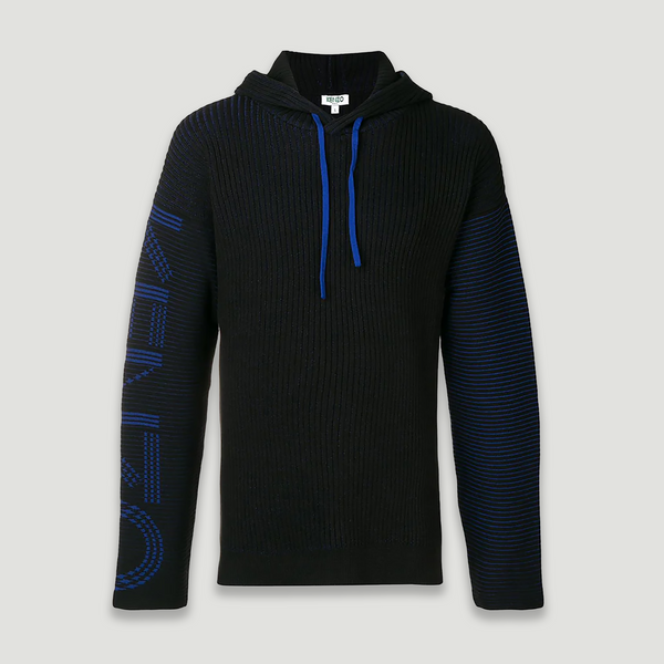 Kenzo Men's Pullover Logo Hoody Sweater