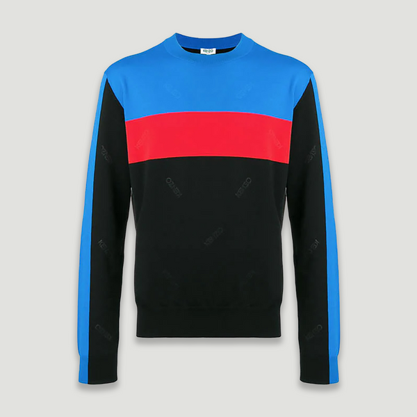 Kenzo Men's Color Block Striped Sweater