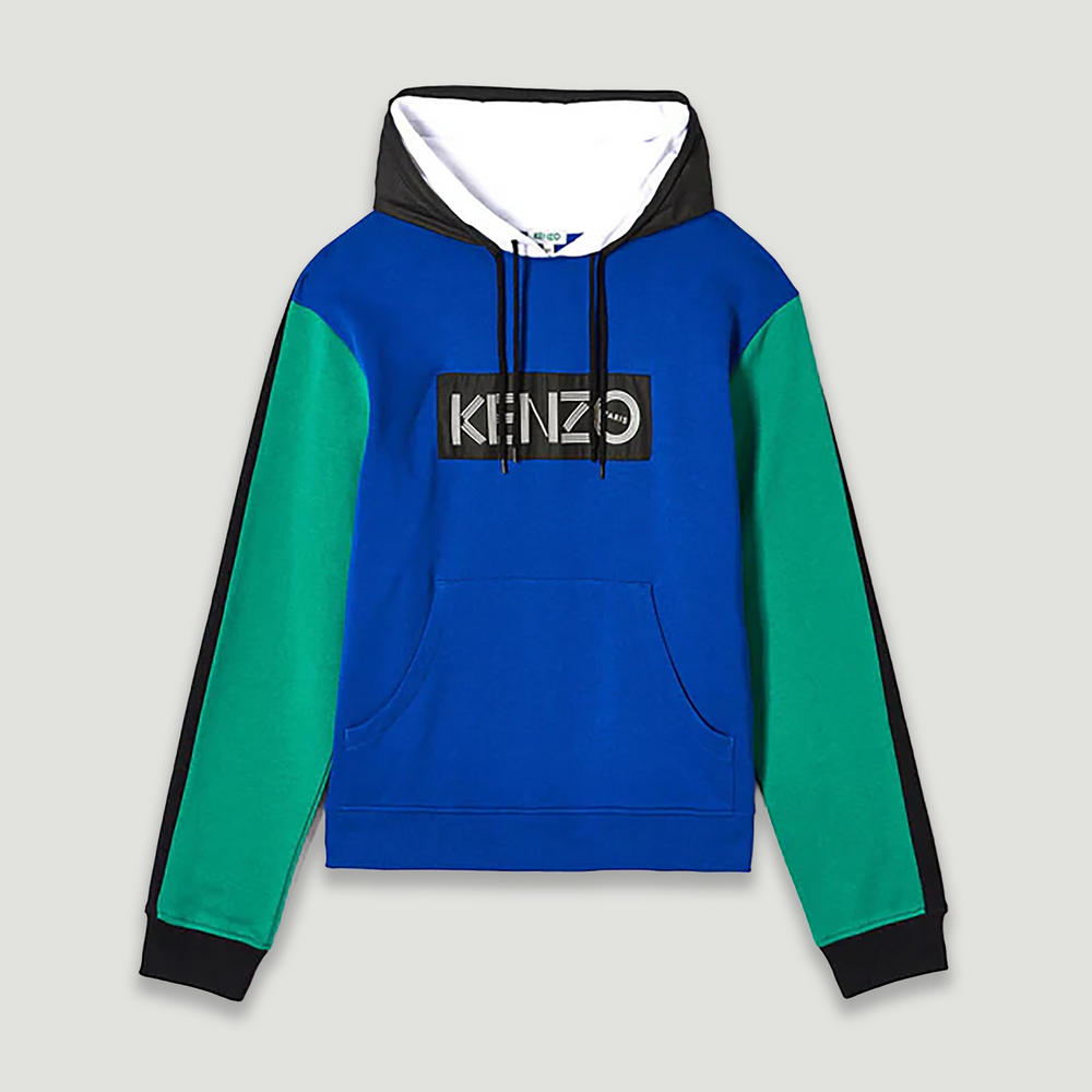 Kenzo Men's Color Block Hoodie Sweatshirt