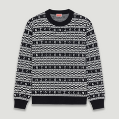 Kenzo Men's Merino Wool Jacquard Jumper Sweater