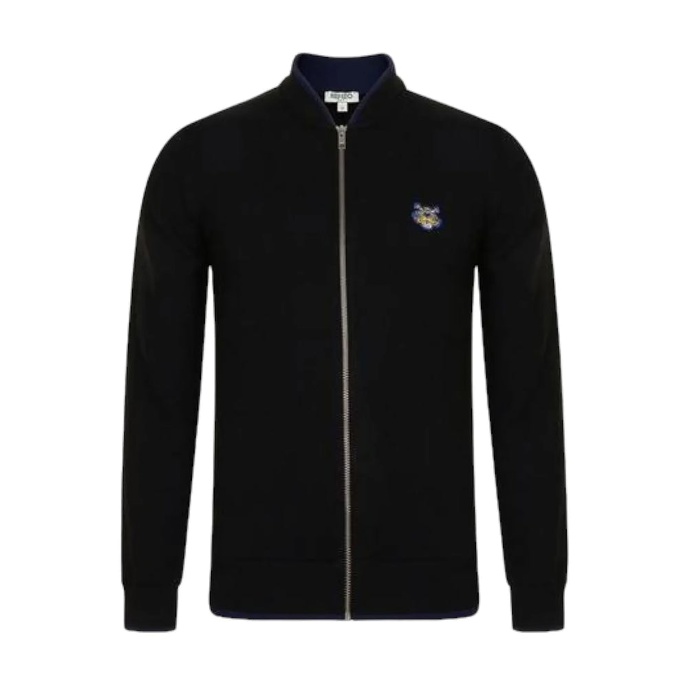 Kenzo Men's Tiger Crest Zipped Cardigan Sweater