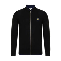 Kenzo Men's Tiger Crest Zipped Cardigan Sweater